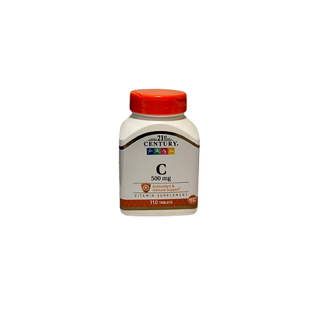 Vitamina C, 500 mg, 110 Comprimidos - 21st Century