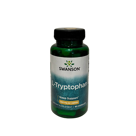 L-Triptofano, 500 mg, 60 Cápsulas - Swanson