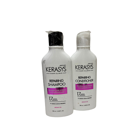 Kit Kerasys Repairing Argan Oil Duo (Shampoo 180ml + Condicionador 180ml)