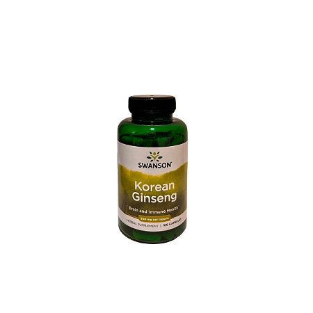 Ginseng Coreano, 500 mg, 100 Cápsulas - Swanson