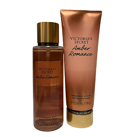 Kit Body Splah e Hidratante Amber Romance Victoria's Secret