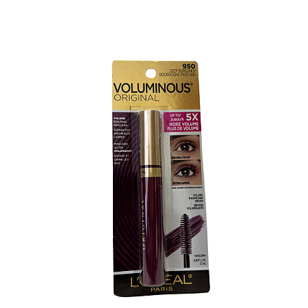 Rímel Loreal Voluminous Deep Burgundy 950 Cor Bordô