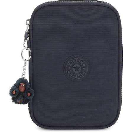 Estojo Kipling 100 Pens True Blue Tonal Azul