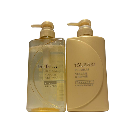 Tsubaki - Premium Volume & Repair Shampoo 490ml + Conditioner 490ml