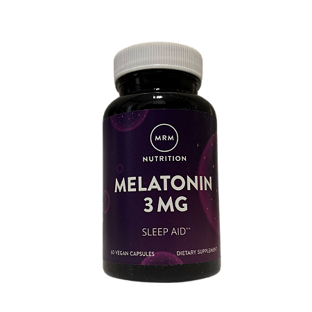 Melatonina 3mg, 60 cápsulas veganas, MRM Nutrition