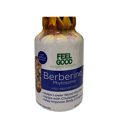 Suplemento Berberine Phytosome 120 Capsulas Feel Good