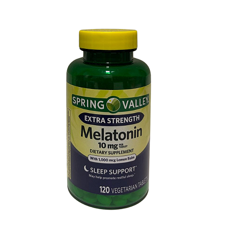 Melatonina Extra Forte Spring Valley, 10 mg, 120 Cápsulas
