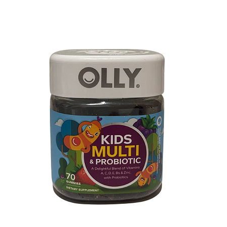 Multi + Probiótico para Crianças, Punch Yum Berry, 70 Gomas OLLY