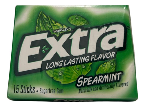Chiclete Wrigleys Extra Spesrmint 15 Unidades
