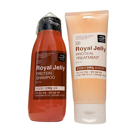 Mise en Scène - Royal Jelly Protein - Shampoo 200ml + Tratamento 200ml