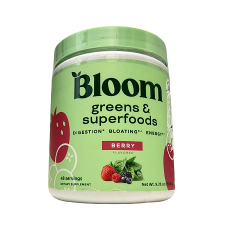 Bloom Nutrition Greens & Superfoods, Berry 48 SERVINGS