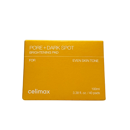 Poros + Almofada de Clareamento para Manchas Escuras, 40 Almofadas, 100 ml - Celimax