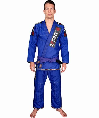 Kimono BJJ - linha SLIM cor Azul