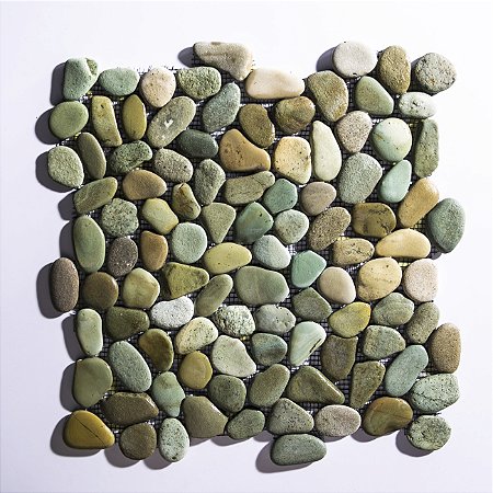 Seixo Telado Verde (Venda por tela de 30x30)
