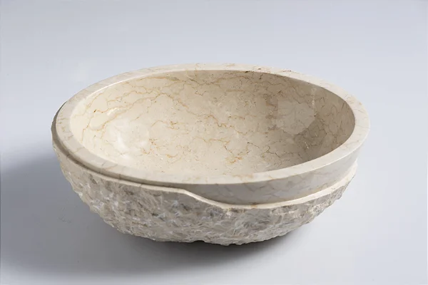 Cuba de Mármore Vulcânico Cream Athenas