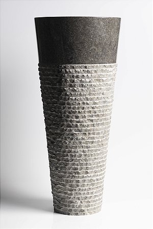 Cuba Pedestal Black Lines - 40x40x90cm