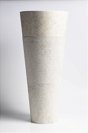 Cuba Pedestal Cream Slim Lines - 40x40x90cm