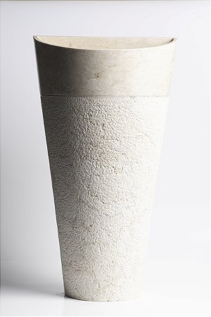 Cuba Pedestal Cream Hammer - 50x28x90cm