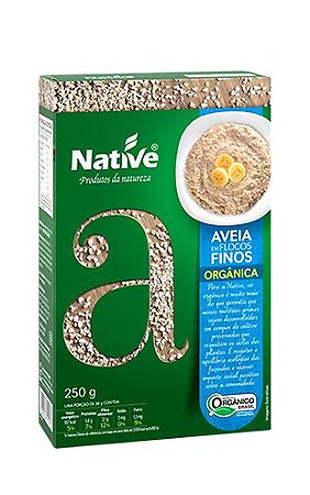 Aveia em Flocos Finos Orgânica (250g)