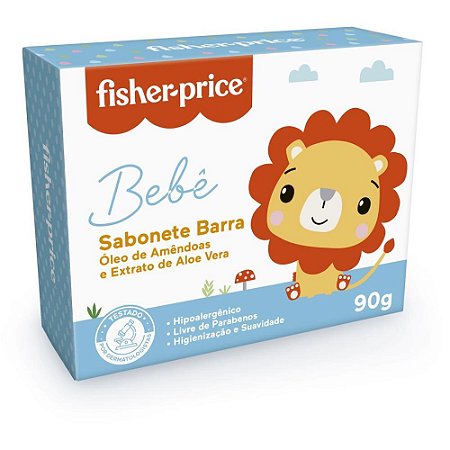 Sabonete Infantil Fisher-Price Bebê Barra 90g. Un 4698 Neutrocare