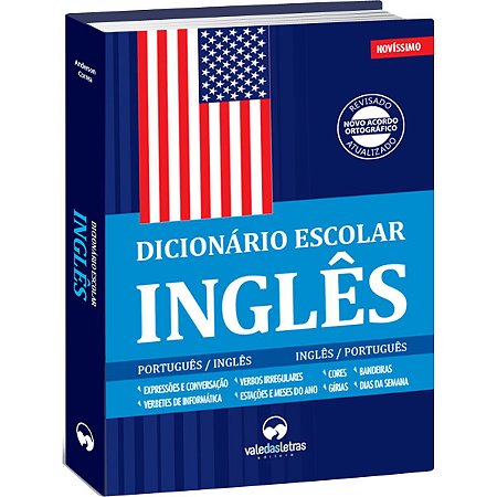 Dicionario Ingles Ingles/ Portugues Escolar 480P Vale Das Letras
