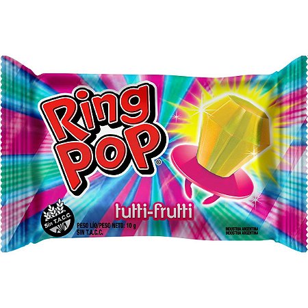 Doce Ring Pop Tradicional Bazooka Candy