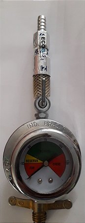 Kit gás registro com filtro botijão cozinha