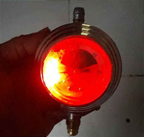 Registro de gás top 3em1 automático com duas luzes, luz de bloqueio, luz de gás vazio e luz de bloqueio