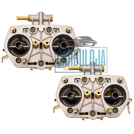 Dupla Weber 44 Carburador Gasolina Idf (Fajs. Desconto de R$100,00 na segunda unidade e mais 9% de desconto > R$ 1.700,00 p/ pagamento a vista), nova + garantia + pronta entrega - Carbuloja