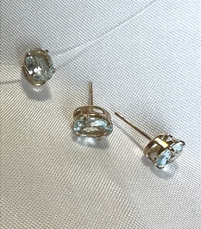 CONJUNTO COLAR E BRINCO PONTO DE LUZ VARIAS CORES BANHADO A OURO 18K EM FIO DE NYLON