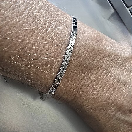 PULSEIRA FITA EM AÇO INOX