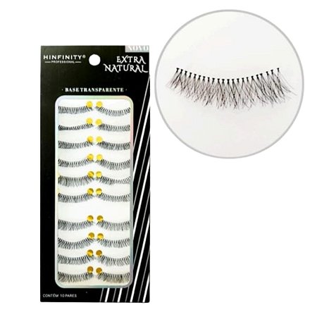 CILIOS EM TELA  747 L GATINHO 10 PARES BASE FIO DE NYLON NATURAL