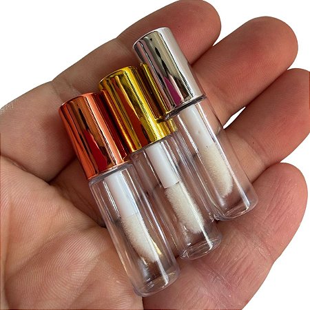Kit Mini Frasco Refil Batom Gloss Retoque Maquiagem 2ML Viagem presente e brindes