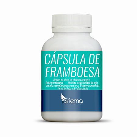 Cápsula De Framboesa 60 caps