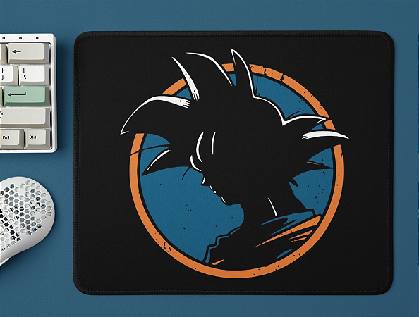 Mouse Pad Goku Medindo 24 x 20cm Base Antiderrapante