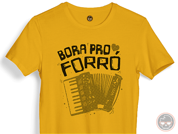 Camiseta Bora Pro Forró Malha 100% Algodão Fio 30.1