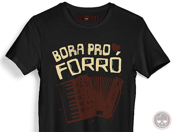 Camiseta Bora Pro Forró Malha 100% Algodão Fio 30.1