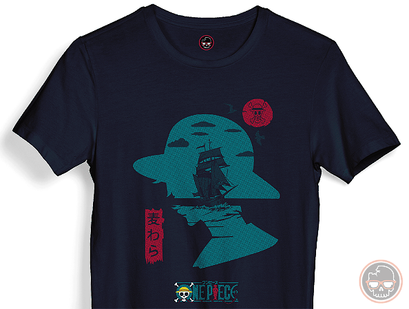 Camiseta One Piece malha 100% ALGODÃO Fio 30.1 Penteado