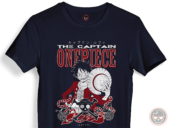 Camiseta One Piece malha 100% ALGODÃO Fio 30.1 Penteado