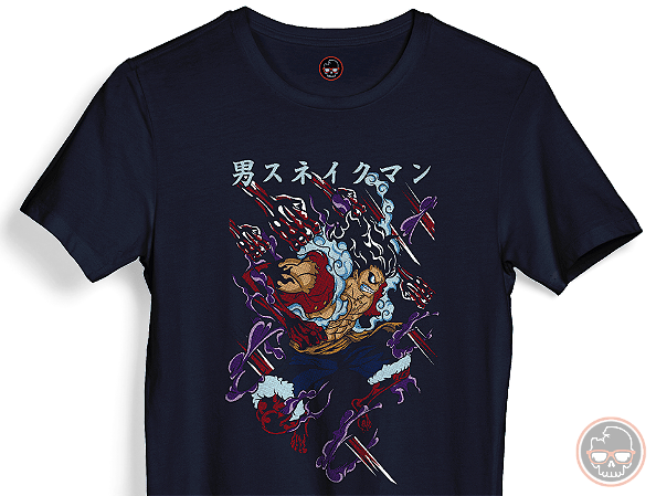Camiseta One Piece malha 100% ALGODÃO Fio 30.1 Penteado