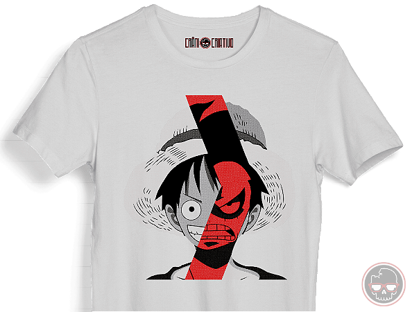 Camiseta ANIME One Piece Malha 100% Algodão 30.1 Penteado