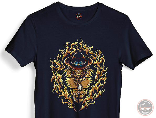 Camiseta One Piece malha 100% ALGODÃO Fio 30.1 Penteado