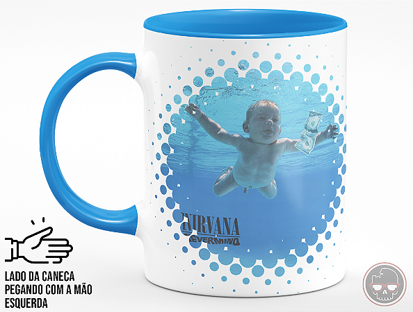 Caneca Spotify Nirvana + Porta Caneca Grátis