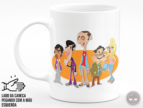 Caneca Série The Big Bang Theory + Porta Caneca Grátis