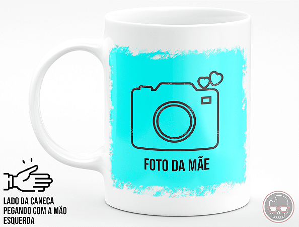 Caneca com fotografia da Mãe + Porta Caneca Grátis