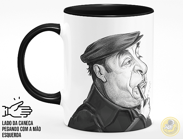 Caneca Pablo Neruda + Porta Caneca Grátis
