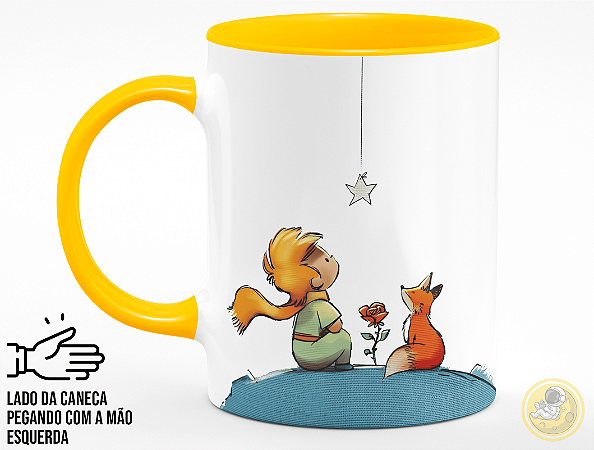 Caneca O Pequeno Príncipe + Porta Caneca Grátis
