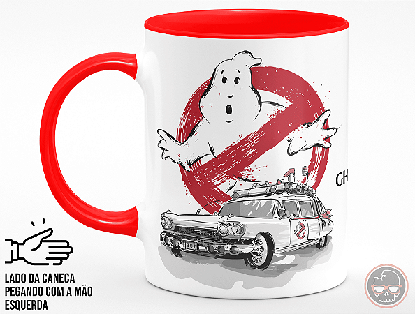 Caneca Os Caça-Fantasmas + Porta Caneca Grátis