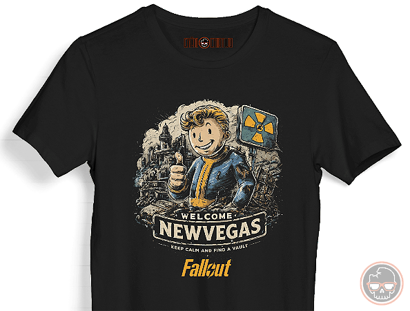 Camiseta SÉRIE Fallout 100% ALGODÃO Fio 30.1 Penteado