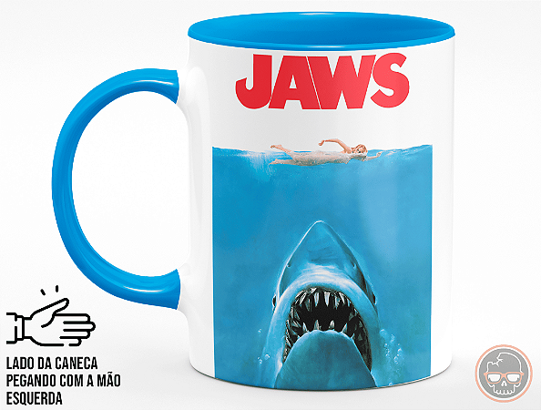 Caneca Tubarão + Porta Caneca Grátis